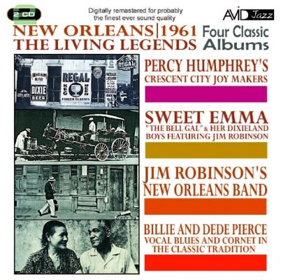 Humphrey Percy / Sweet Emma / u.a. - 3 Classic Albums Plus... (New Orleans: 1961 The Living Legends)