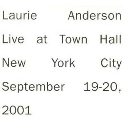 Anderson Laurie - Live In New York