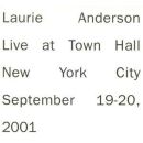 Anderson, Laurie - Live In New York