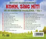 Deutsches Volksmusikensemble - Komm, Sing Mit!: Die 25 Schönsten Volkslieder 1
