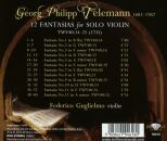 Guglielmo,12 Fantasias For Solo VIolin