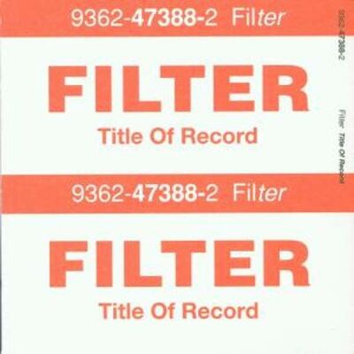 Filter - Title Of Record (Euro Edition)