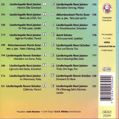 Jakober Rene Ländlerkapelle - S´gid Scho Feini Sache