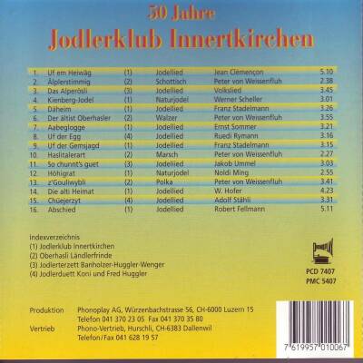 Innertkirchen Jodlerklub - 50 Jahre / Baergfrueehlig