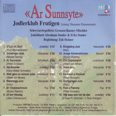 Frutigen Jodlerklub - Ar Sunnsyte