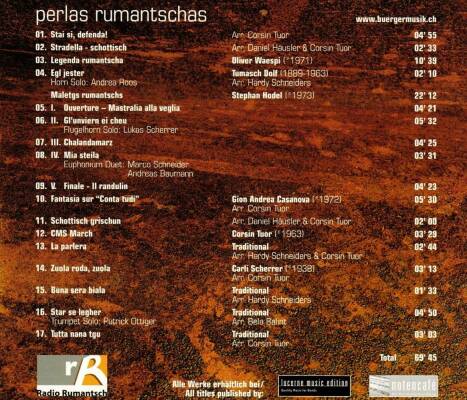 Brass Band Bürgermusik Luzern - Perlas Rumantschas