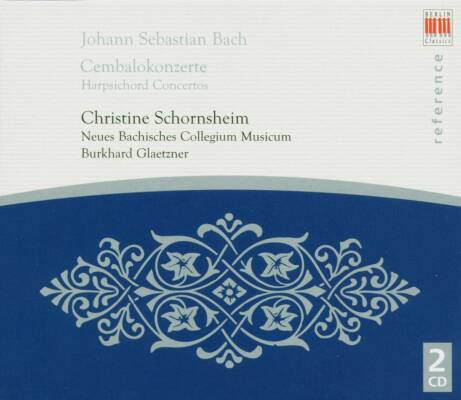 Bach Johann Sebastian - Cembalokonzerte (Schornsheim / Nbcm / Glaetzner)