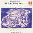 Mendelssohn Bartholdy Felix - Walpurgisnacht / Melusine (Lorenz Siegfried / Moser Edda / Masur Kurt / GOL)