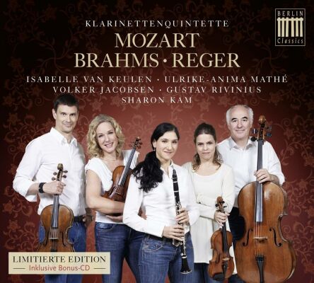 Kam Sharon - Brahms - Reger: Klarinettenquintette - Limited