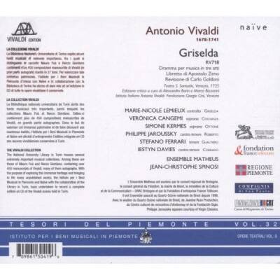 Vivaldi Antonio - Griselda (Lemieux Marie-Nicole / Jaroussky Philippe)