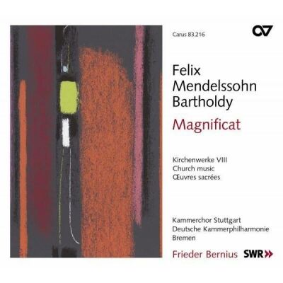 Mendelssohn Bartholdy Felix - Magnificat: Kirchenwerke Vol. 8 (Kammerchor Stuttgart / Frieder Bernius (Dir)