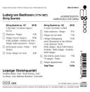 Beethoven Ludwig van - String Quartets Op. 127 & 132 (Leipziger Streichquartett)