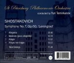 Schostakowitsch Dmitri - Sinfonie Nr.7 Op.60 "Leningrad" (St. Petersburg Philharmonic Orchestra)