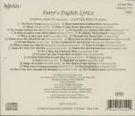 Parry Hubert - English Lyrics & Songs (Varcoe Stephen / Benson Clifford)