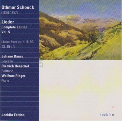 Schoeck Othmar (1886-1957) - Lieder - Complete Edition - Vol.5 (Juliane Banse (Sopran))