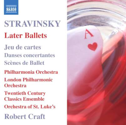 Stravinsky Igor - Jeu de cartes/Danses c/Scenes (Craft)