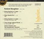 BOUGHTON Rutland - Quartets (Sarah Francis Oboe The Rasumovsky Quartet)