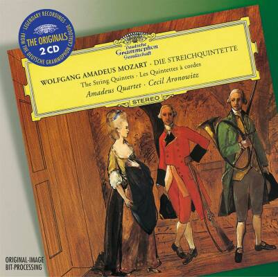 Mozart Wolfgang Amadeus - Streichquintette.kv 174,406,515,516,593,614 (Amadeus Quartet / Aronowitz Cecil / Originals)