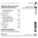 Glazunov Alexander - Complete String Quartets: Vol.2 (Utrecht String Quartet)