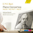 Bach Carl Philipp Emanuel - Piano Concertos Wq. 23 - 112 / 1 - 31 (Michael Rische (Piano) - Leipziger Kammerorchester)