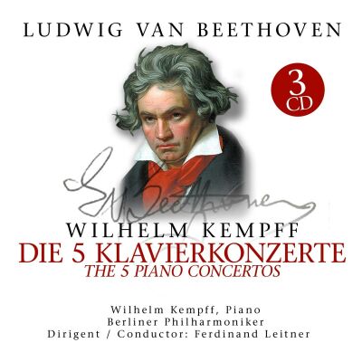 BEETHOVEN, L. VAN-KEMPFF, WILHELM - Beethoven:5 Klavierkonzerte-5 Piano Concertos (Diverse Komponisten)