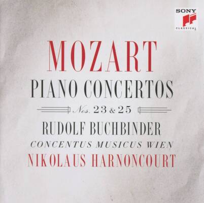 Mozart Wolfgang Amadeus - Klavierkonzerte Nr. 23 & 25 (Buchbinder Rudolf / Harnoncourt Nikolaus / u.a.)