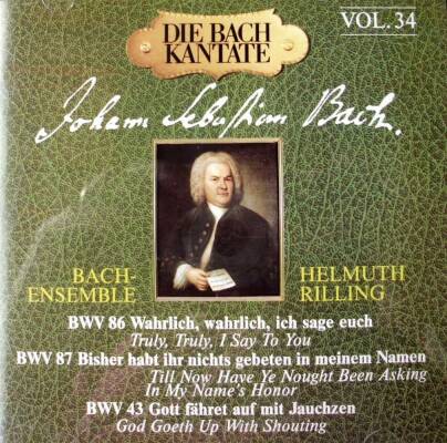 Bach Johann Sebastian - Bachkantate Vol. 34, Die (BWV 86 / 87 / 43)