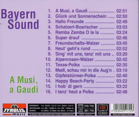 Bayern Sound - A Musi, A Gaudi