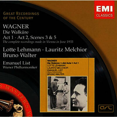 Wagner Richard - Walkuere Akt 1 & 2 (Lehmann Lotte / Melchior Lauritz u.a.)