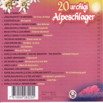 20 Urchigi Alpeschlager