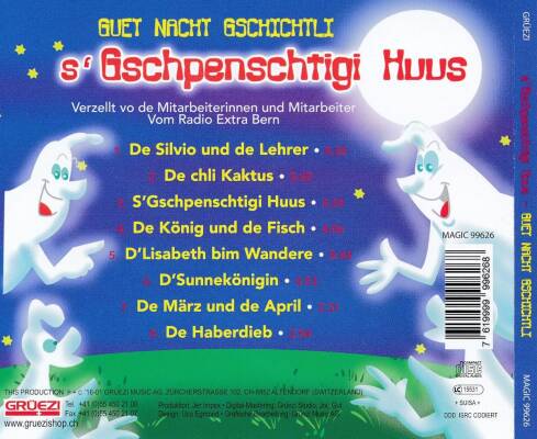 Mitarbeiterinnen Vom Radio Extra Bern - Guet Nacht Gschichtli - S´gschpenschtigi Huus