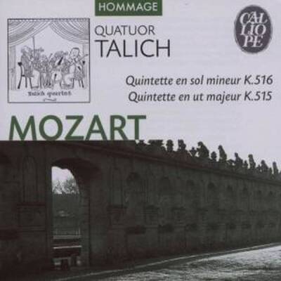 Mozart Wolfgang Amadeus - Quintett KV515, KV516 (Rehak Karel / Talich Quartett)