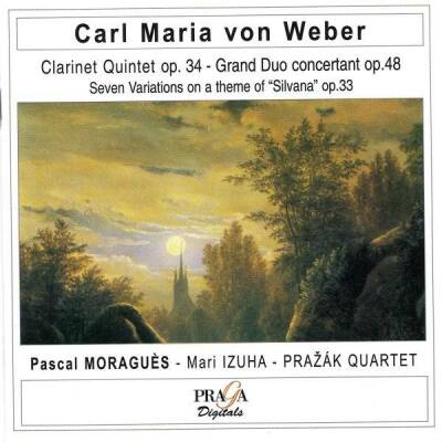 Weber Carl Maria von - Kammermusik F Klarinette (Moragues Pascal / Prazak Quartett u.a.)