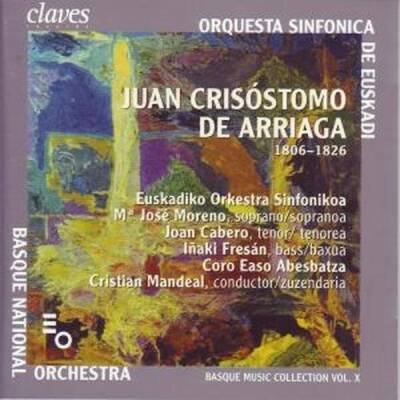 Euskadi Symphony Orchestra - Basque Music Vol.10: Arriaga
