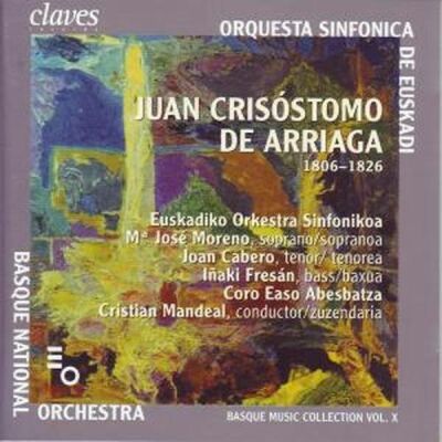 Euskadiko Orkestra Sinfonikoa,Diverses - Basque Music Vol.10: Arriaga