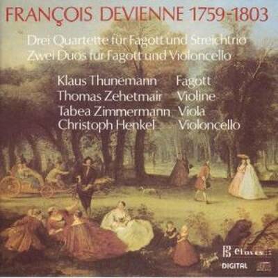 DEVIENNE François - Devienne: Quartette Fuer Fagott,Duos (Thunemann Klaus / Zehetmair Thomas u.a.)