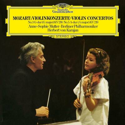 Mozart Wolfgang Amadeus - VIolinkonzerte 3+5 (Mutter Anne-Sophie / Karajan Herbert von u.a.)