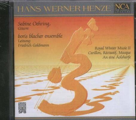Henze Hans Werner - ROYAL WINTER MUSIC II:CAR (Henze H.w.)