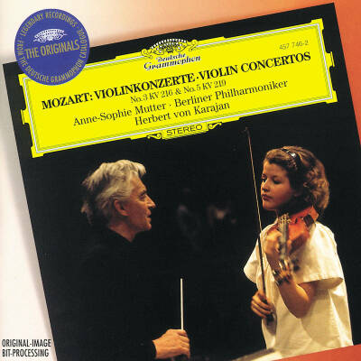 Mozart Wolfgang Amadeus - Violinkonzerte 3,5 (Mutter Anne-Sophie / Karajan Herbert von u.a. / The Originals)