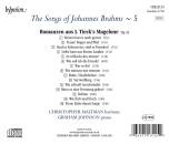 Brahms Johannes - The Songs Of Johannes Brahms - 5 (Maltman Christopher / Johnson Graham)