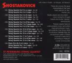 Shostakovich Dimitri (1906-1975) - Complete String Quartets, The (St Petersburg String Quartet - Igor Uryash (Piano))