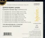 Händel Georg Friedrich - Six Concerti Grossi (THE BRANDENBURG CONSORT / ROY GOODMAN)