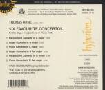 Arne Thomas - Six Favourite Concertos (Parley of Instruments The / Byrd Red)
