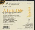 Linley Thomas (1756-1778) - Shakespeare Ode, The (Gooding - Anderson - Wistreichua - Wistreich - u.a)
