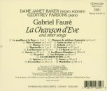 Faure Gabriel - La Chanson Deve & Other Songs (Dame Janet Baker (Mezzosopran))