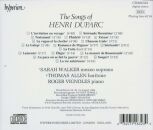 Duparc Henri (1848-1933) - Songs Of Henri Duparc, The (Sarah Walker (Mezzosopran))