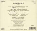 Taverner John - The World & Diodia (Rozario Patricia / RTE Vanbrugh Quartet)