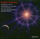Simpson Robert (1921-1997) - Symphony No.11 & Nielsen Variations (City of London Sinfonia - Matthew Taylor (Dir))
