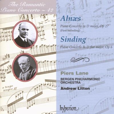 Alnaes - Sinding - Romantic Piano Concerto: 42, The (Piers Lane (Piano) - Bergen Philharmonic Orchestra)