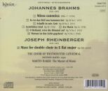 Brahms - Rheinberger - Messen Und Motetten (Choir Of Westminster Cathedral / Martin Baker)